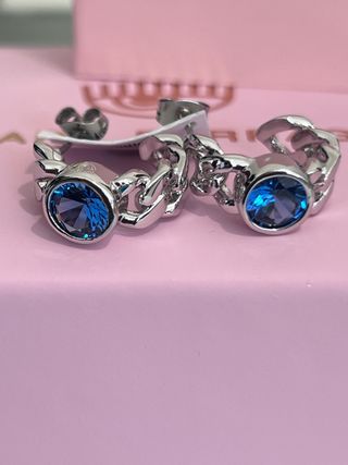 Orecchini Chiara Ferragni con Zirconi Blu