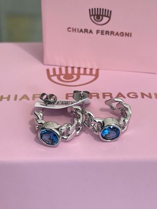 Orecchini Chiara Ferragni con Zirconi Blu