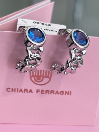 Orecchini Chiara Ferragni con Zirconi Blu