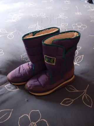 Botas de invierno moradas talla 37