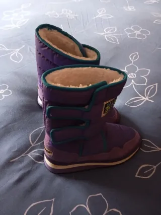 Botas de invierno moradas talla 37