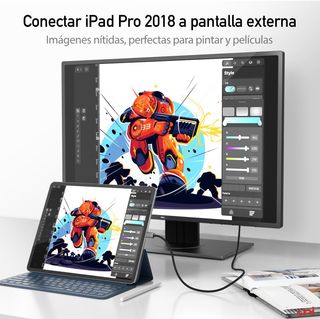 uni Cable USB C a HDMI 4K