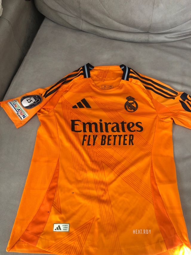 Camiseta Real Madrid Naranja Talla S