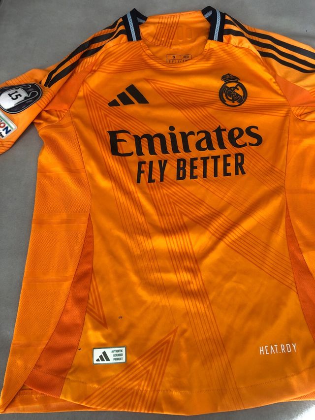 Camiseta Real Madrid Naranja Talla S