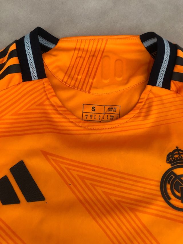 Camiseta Real Madrid Naranja Talla S