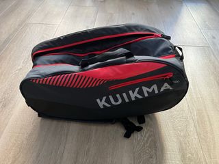 Paletero Pádel Kuikma 500 Negro/Rojo