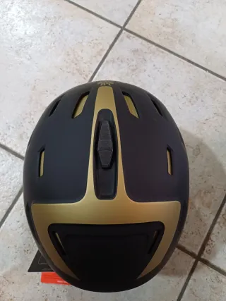 Casco sci Briko nero/oro taglia 53-55 cm