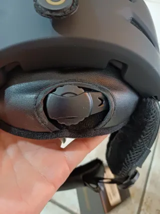 Casco sci Briko nero/oro taglia 53-55 cm