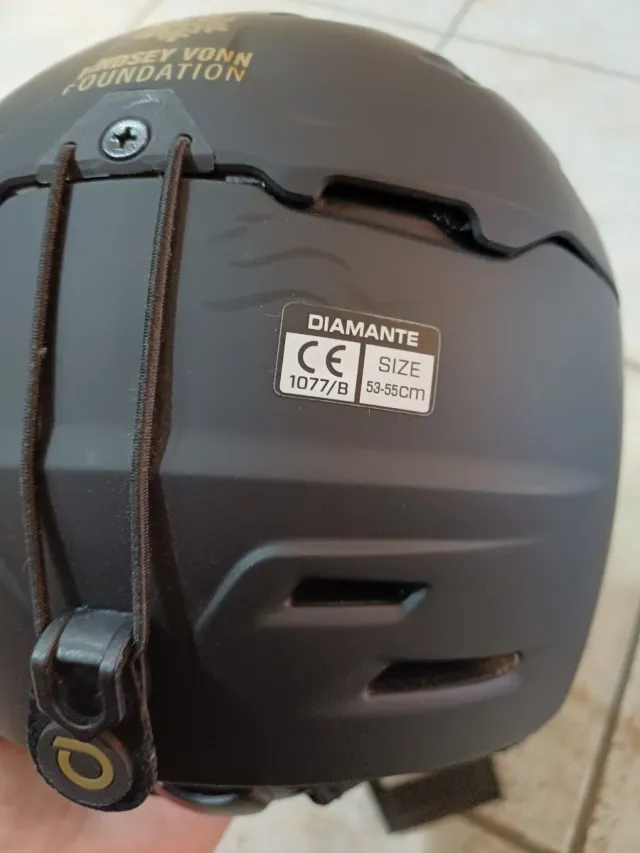 Casco sci Briko nero/oro taglia 53-55 cm