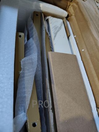 Tavolo consolle in marmo e metallo - Tribesigns