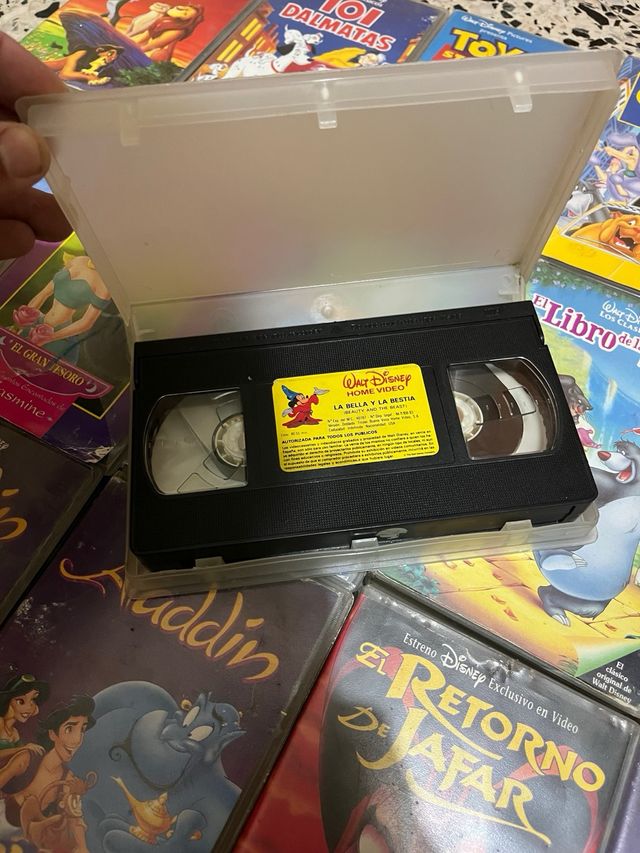 Lote Películas Disney VHS (Español)