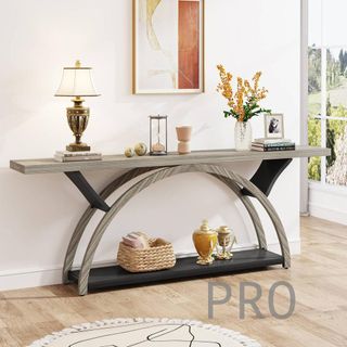 Tavolo consolle a due livelli