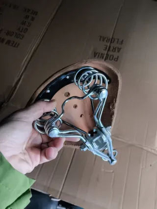 Sillín Bicicleta Cuero Vintage