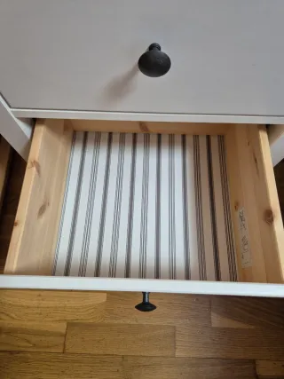 Struttura letto con rete e 2 comodini