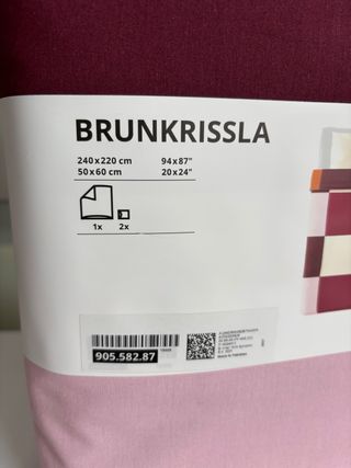 Funda edredón Brunkrissla Ikea