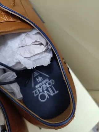 Zapatos Tino Gonzalez Talla 44 Marrón Nuevos