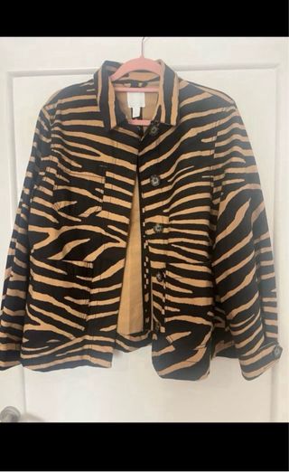 Chaqueta oversize Estampado Animal print
