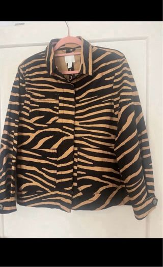 Chaqueta oversize Estampado Animal print