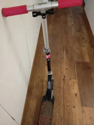 Patinete Oxelo niña rosa y negro