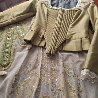 Corpiño, Manteleta y Floc Fallera