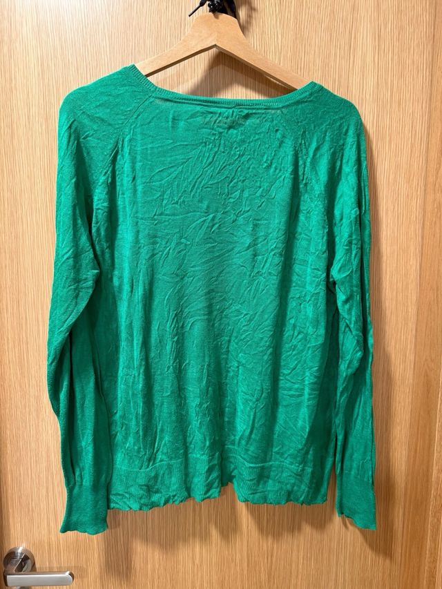 Jersey fino verde primavera