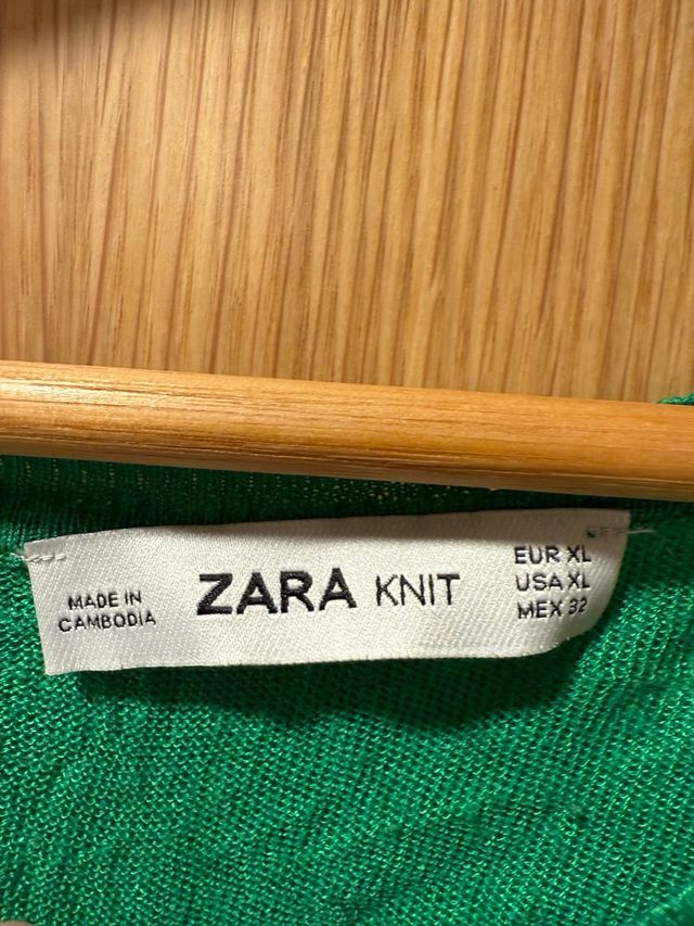 Jersey fino verde primavera