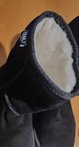 Stivali Emu Camoscio e Lana Neri