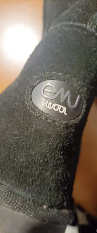 Stivali Emu Camoscio e Lana Neri