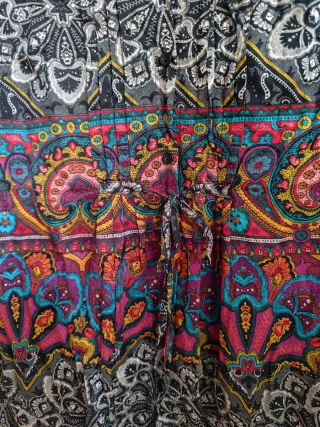 Blusón estampado largo multicolor