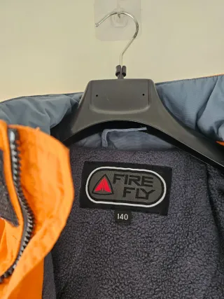 Completo sci arancione e grigio