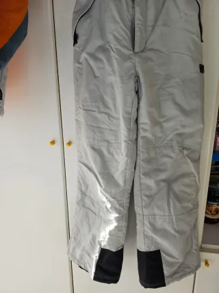 Completo sci arancione e grigio