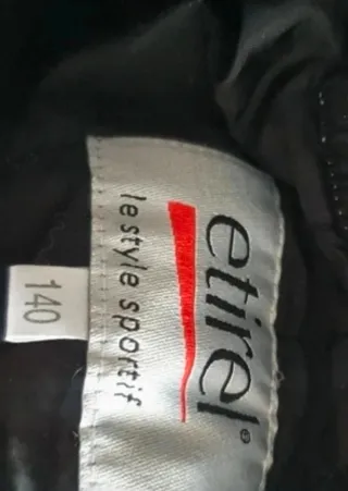 Completo sci arancione e grigio