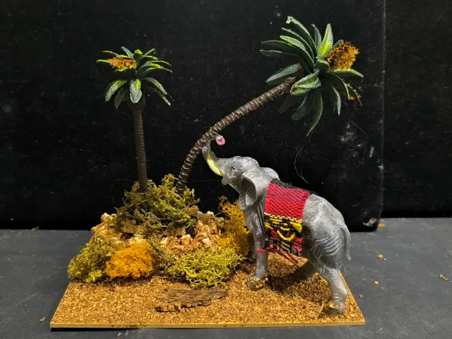 Diorama Elefante Belenes El puig