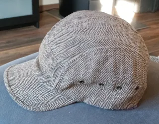 Cappello fantasia herringbone