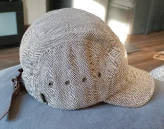 Cappello fantasia herringbone