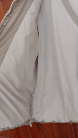 Plumífero Zara Beige con Capucha