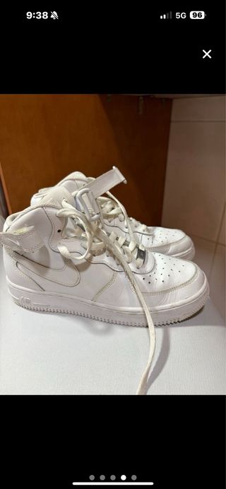 Zapatillas Nike Air Force 1 Blancas Talla 38