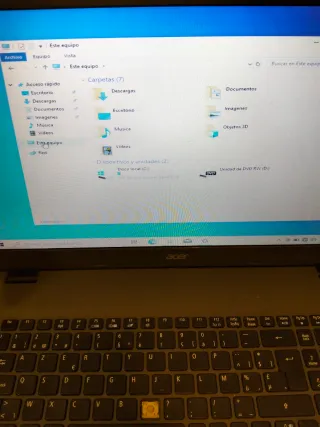 Ordenador portátil Acer 17 gris