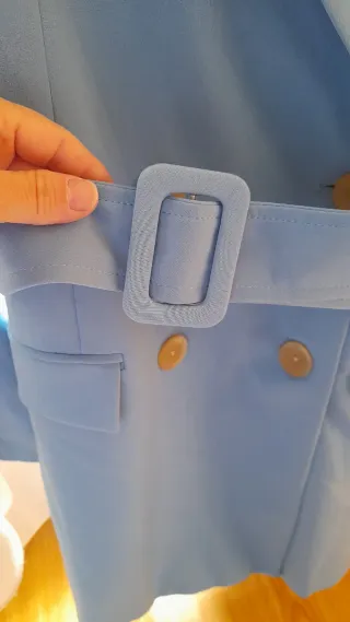 Blazer Stradivarius Azul Talla s