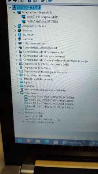 Portátil ASUS Táctil 15,6 i5 6GB RAM SSD 240GB W11