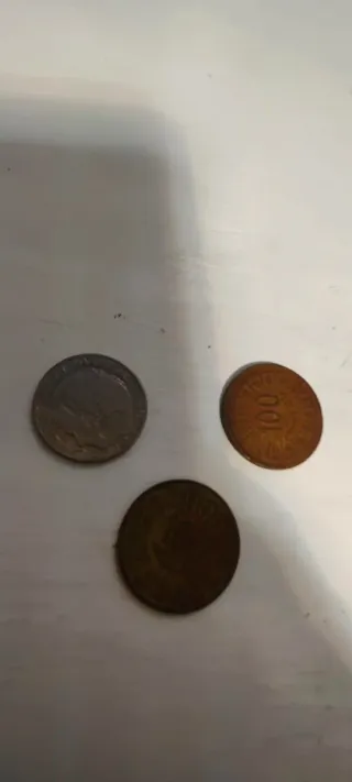 Lote de 3 monedas antiguas