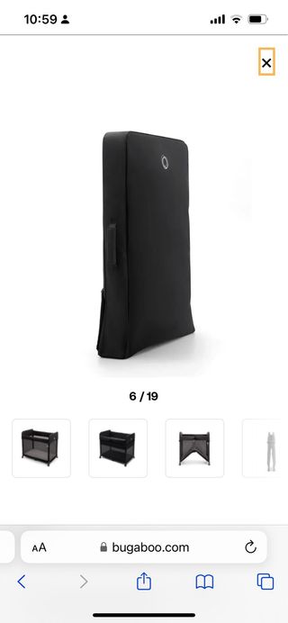 Cuna de viaje Bugaboo