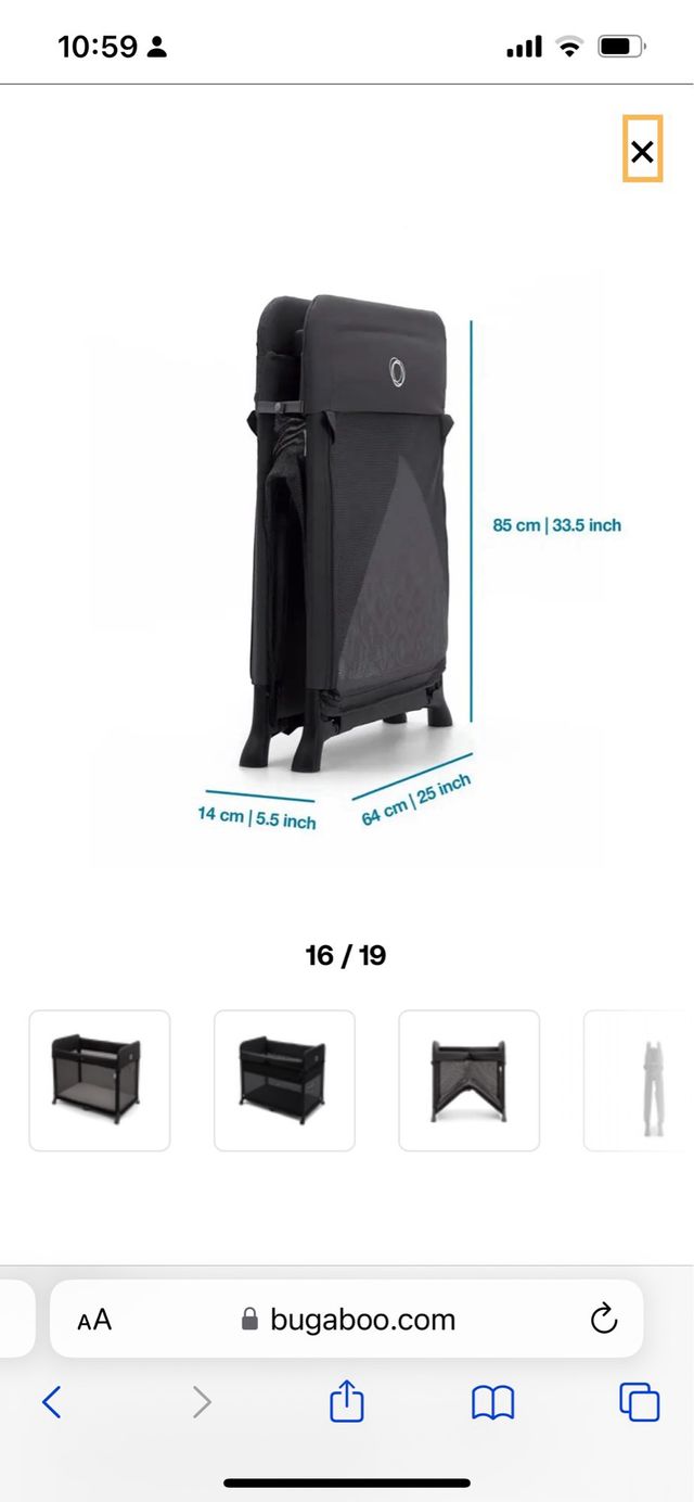 Cuna de viaje Bugaboo