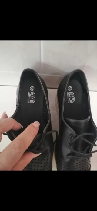 Zapatos de plataforma negros talla 40