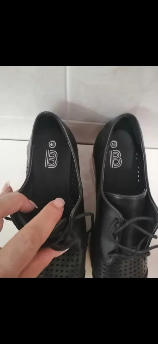 Zapatos de plataforma negros talla 40