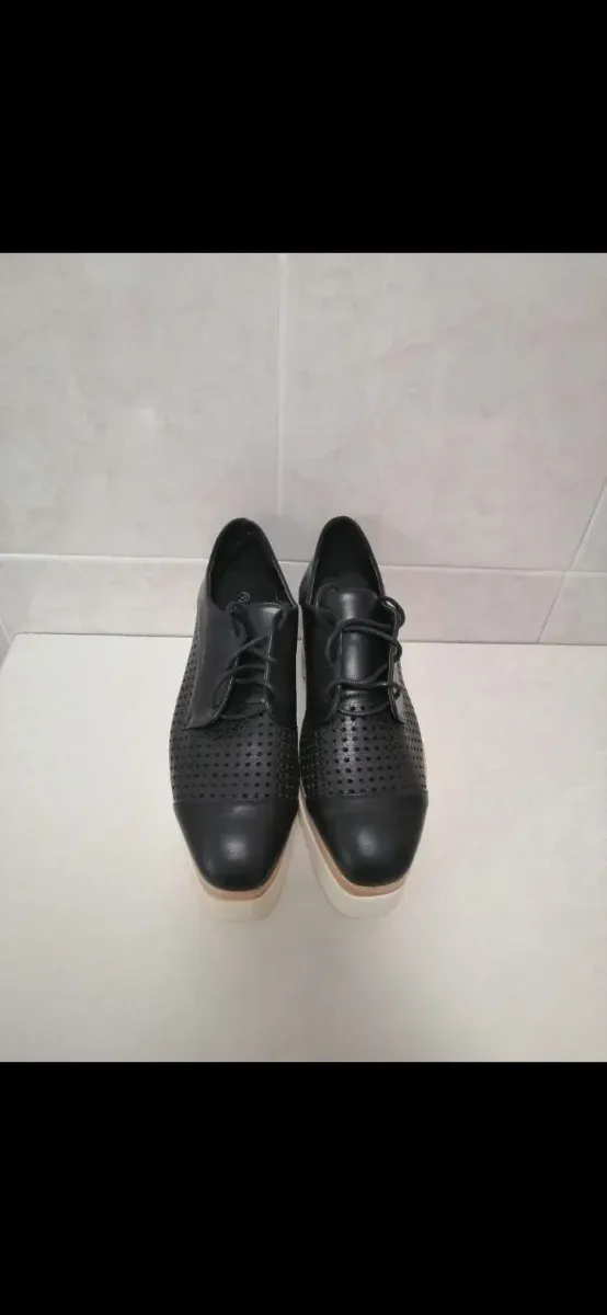 Zapatos de plataforma negros talla 40