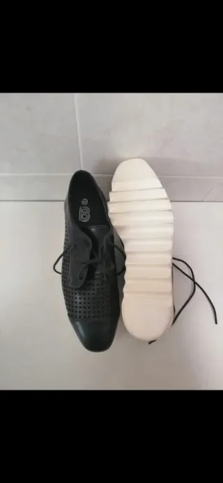 Zapatos de plataforma negros talla 40