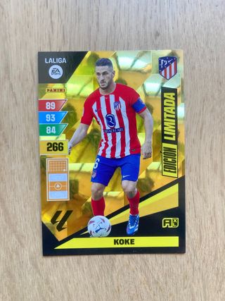 Cromo Koke edicion limitada Adrenalyn XL 23/24