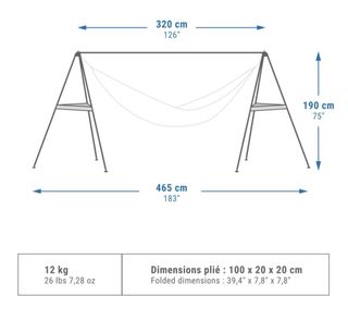 Soporte Hamaca Decathlon