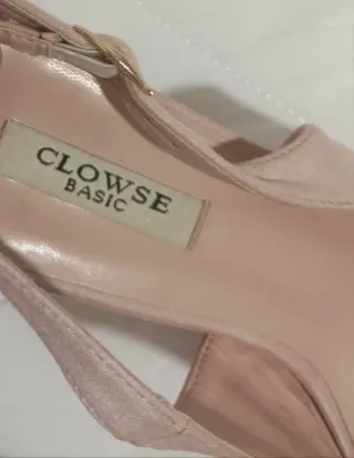 Conjunto Zapatos y Cartera Terciopelo Rosa Núm-38